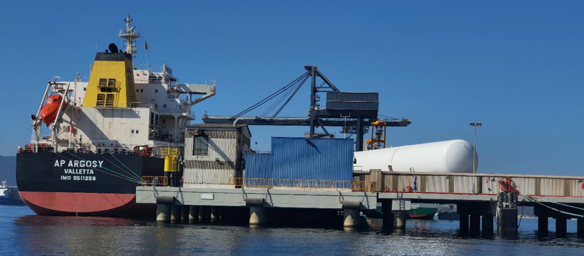 Central Térmica. Descaga de tanques (Verdemar) 2022