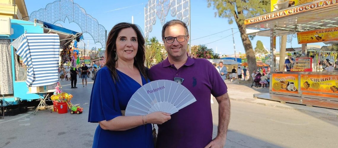 Podemos. Cristina Maldonado Rafael Oliva Feria 2023